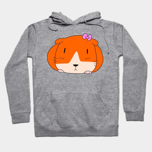 Cute Girly Guinea Pig Hoodie by saradaboru